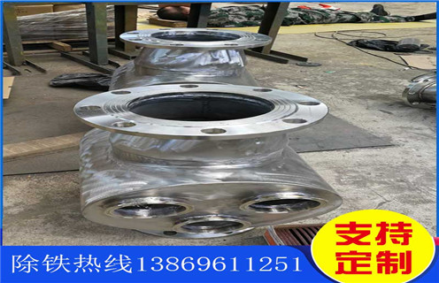 管道永磁除铁器，成都管道永磁式除铁器_成都管道永磁式除铁器的动画通过量计算应用安装示意图型12000高斯_可定制工作原理